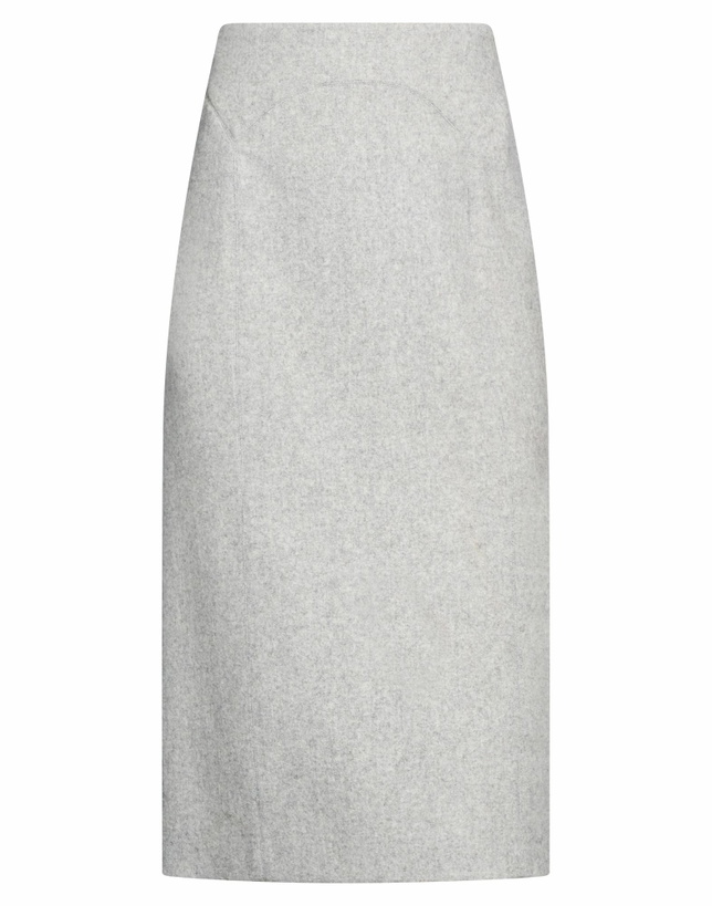 Photo: Ermanno Scervino Womens Midi skirt in Light grey