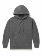 Carhartt WIP - Arling Garment-Dyed Cotton-Jersey Hoodie - Gray
