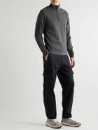 Canada Goose - Stormont Slim-Fit CORDURA-Trimmed Merino Wool Half-Zip Sweater - Gray