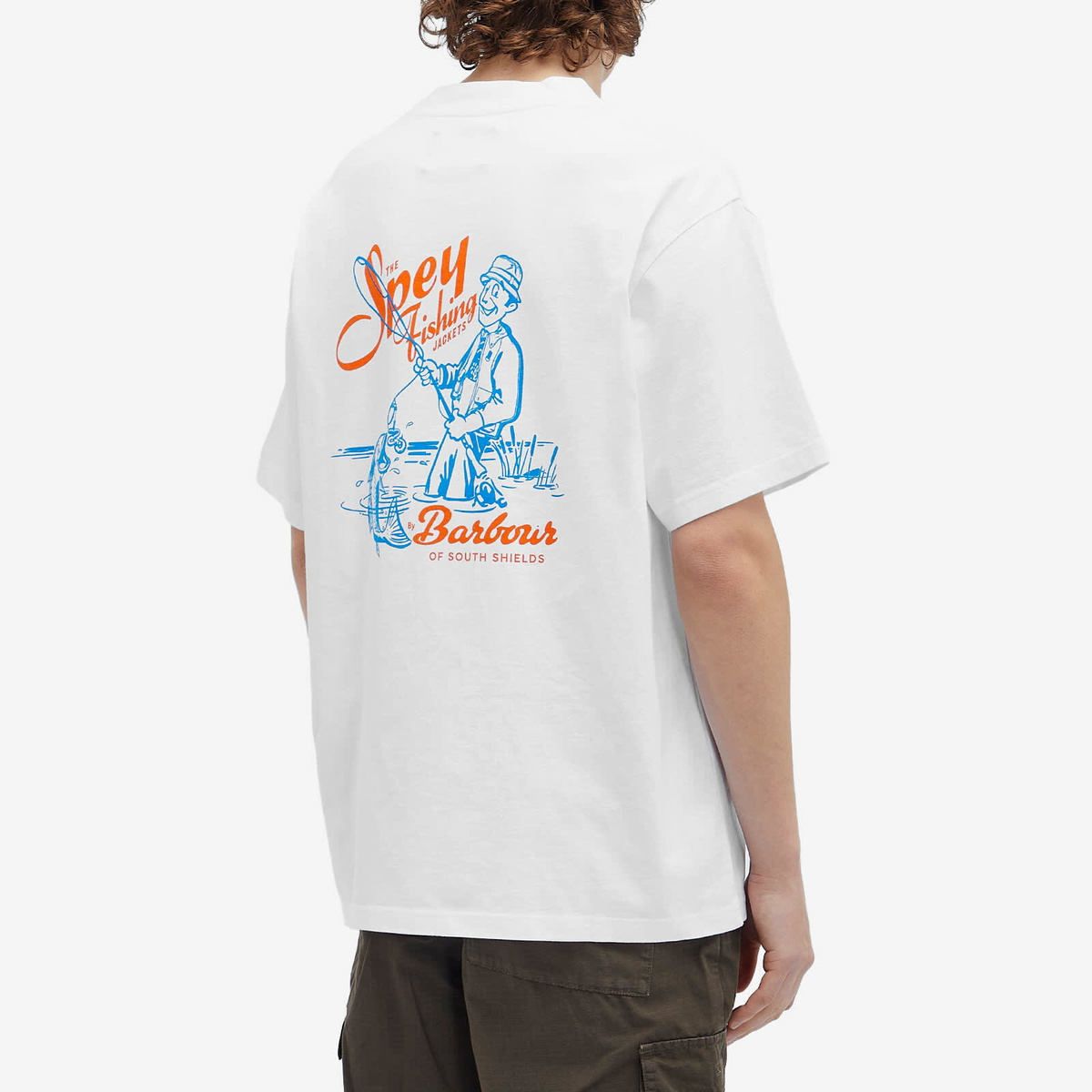 Barbour Men's Heritage + Bayard OS Graphic T-Shirt in White