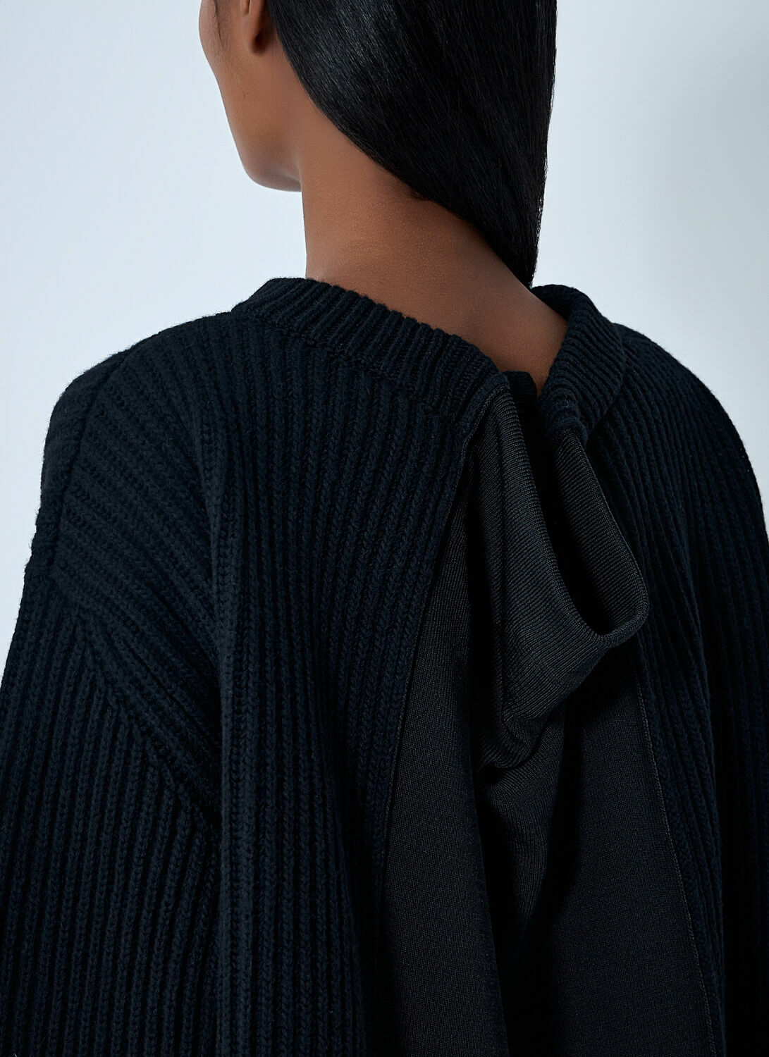 MM6 Maison Margiela Contrast Panel Sweater