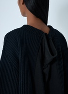 MM6 Maison Margiela Contrast Panel Sweater