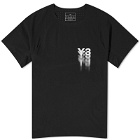 Y-3 Men's Run Short Sleeved T-shirt in Black