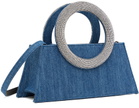 Les Petits Joueurs Blue Pochette Trapeze Bag