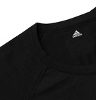 adidas Consortium - Space-Dyed Stretch-Knit T-Shirt - Black