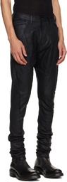 Julius Black Coated Gazelle Skinny Jeans
