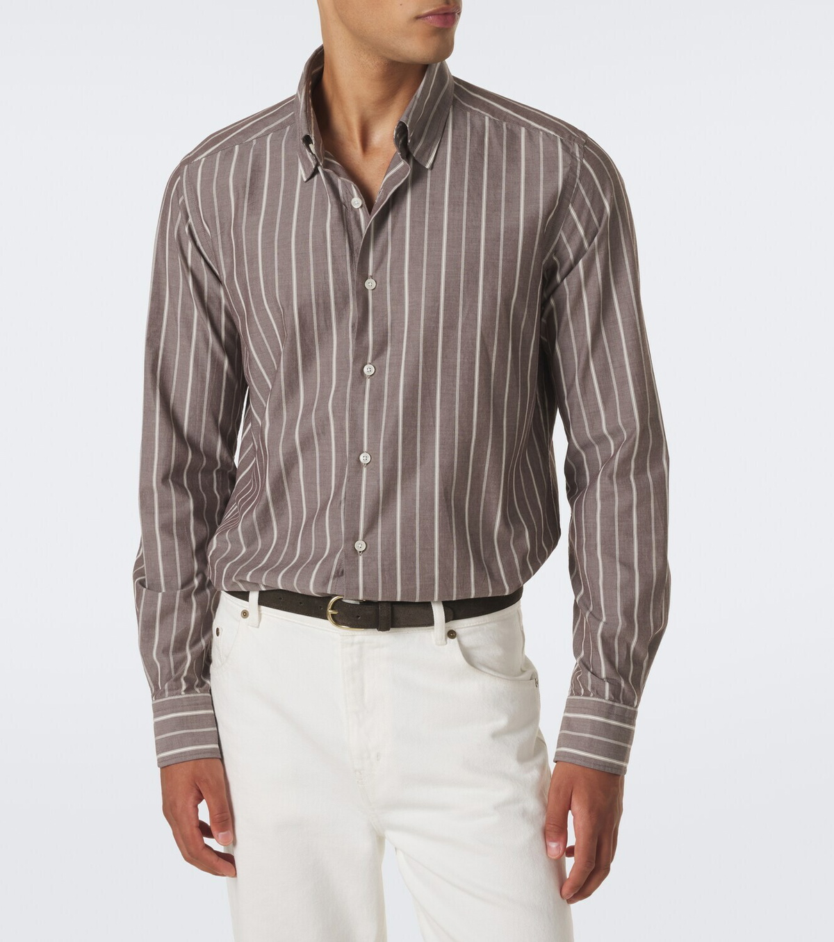 Slowear Striped cotton shirt