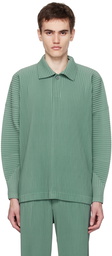 HOMME PLISSÉ ISSEY MIYAKE Green Monthly Color August Polo