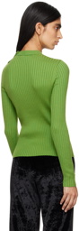 Rabanne Green Crewneck Sweater