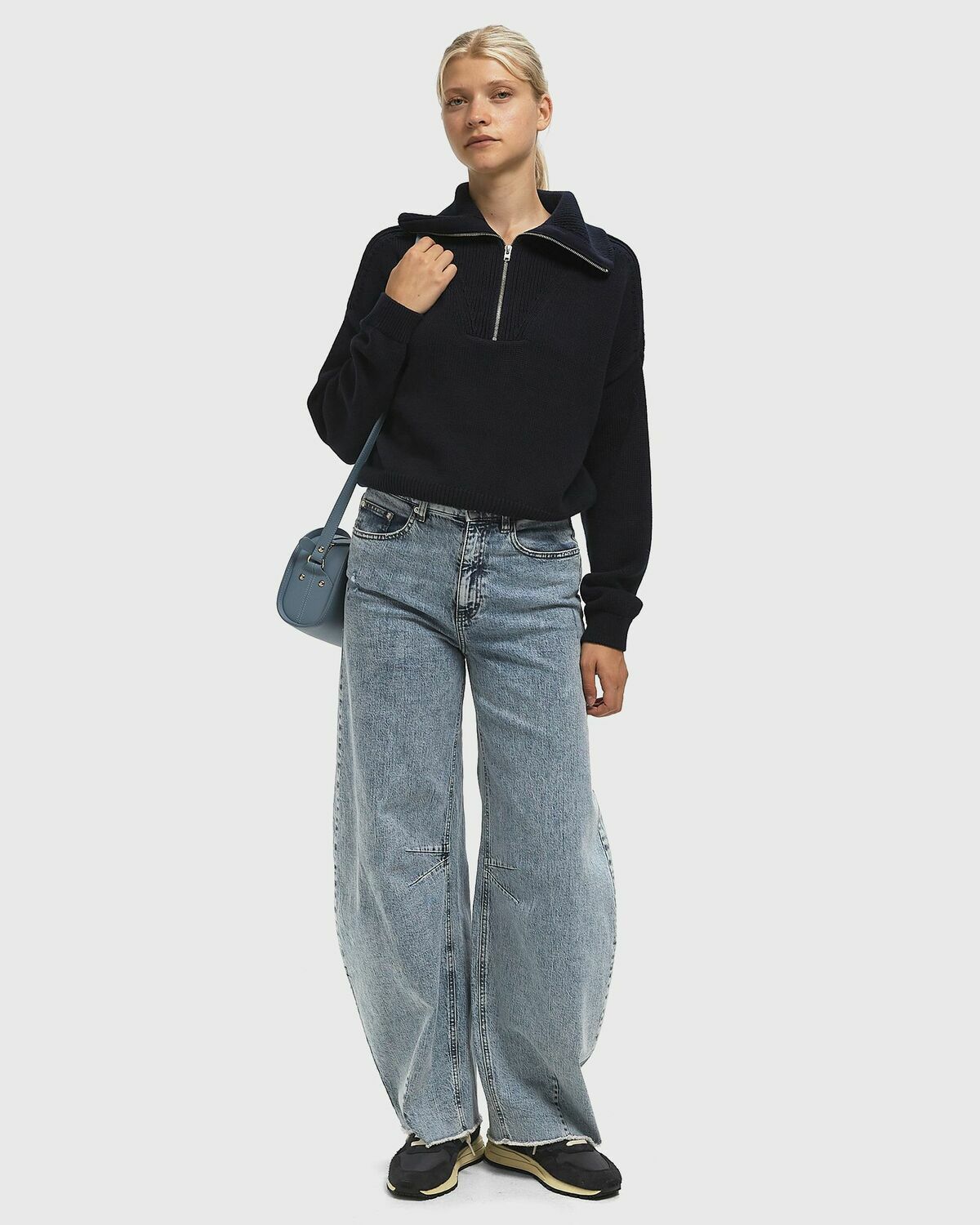 Gestuz DEA MW BARREL JEANS Blue Women