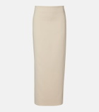 Khaite Lyle crêpe maxi skirt