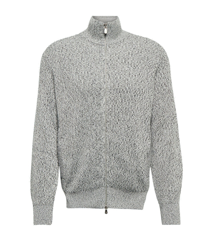 Photo: Brunello Cucinelli - Zip-up cotton sweater