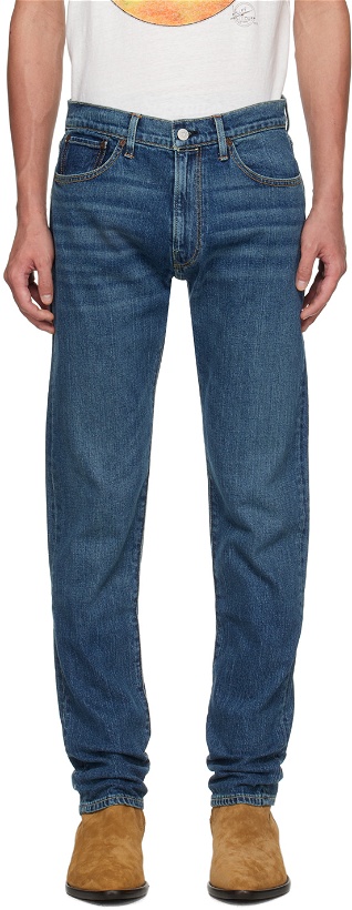 Photo: Re/Done Blue 60s Slim Jeans