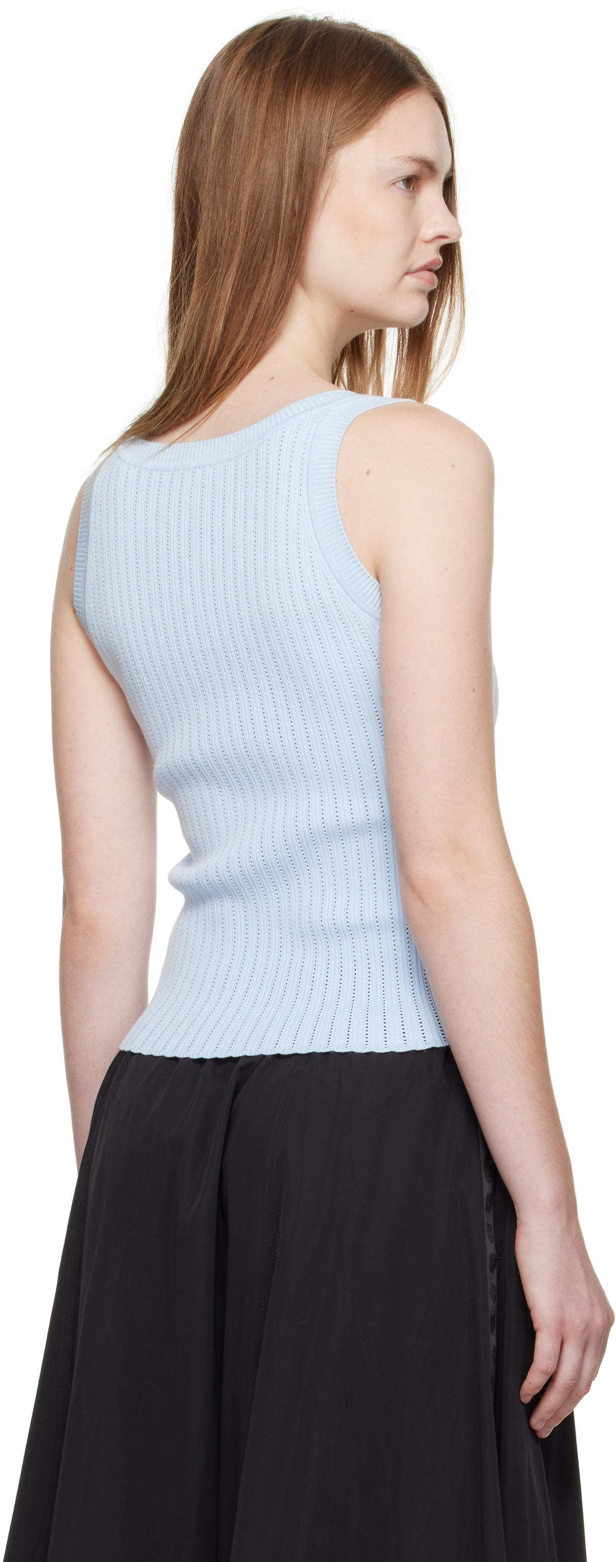 Kenzo Blue Kenzo Paris Textured Tank Top