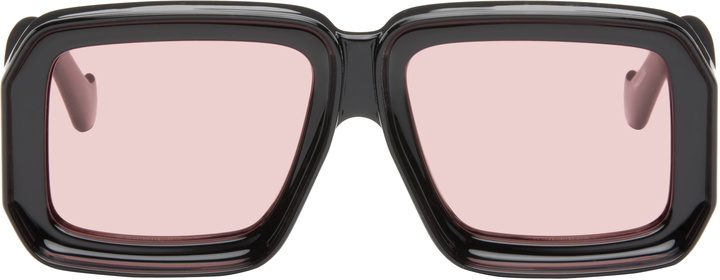 Photo: LOEWE Black Paula's Ibiza Dive In Mask Sunglasses