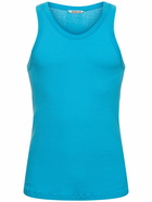 AURALEE Organic Cotton Rib Tank Top