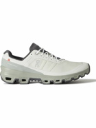 ON - Cloudventure Rubber-Trimmed Mesh Running Sneakers - Gray