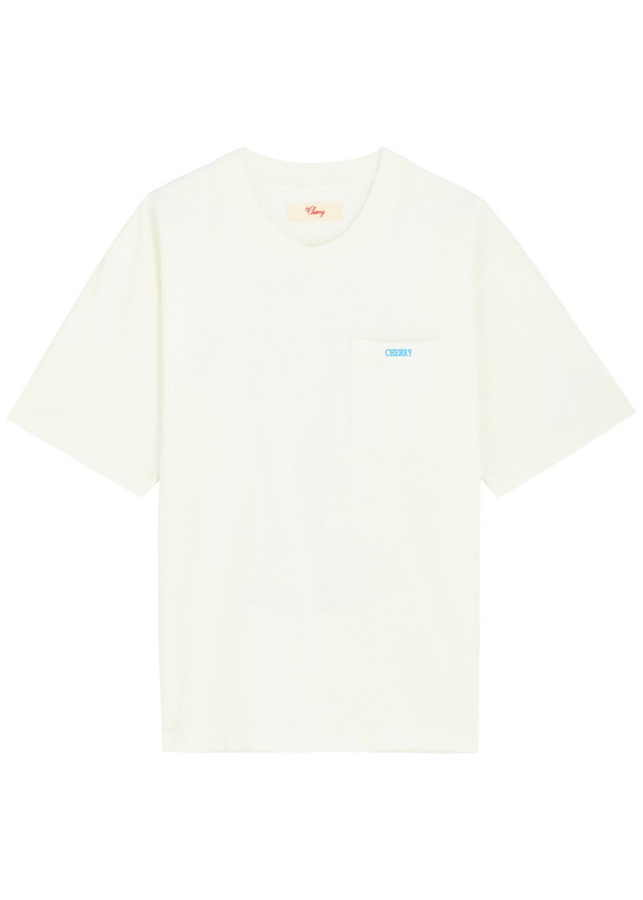 Photo: Cherry Los Angeles Where The West Begins Cotton T-shirt White