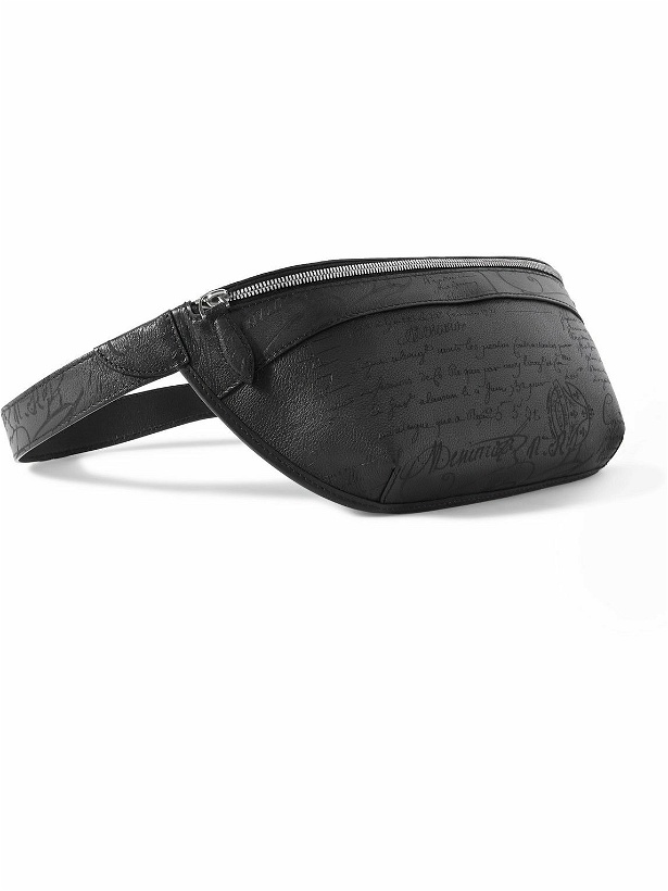 Photo: Berluti - Rider Scritto Venezia Softy Full-Grain Leather Belt Bag
