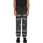 Children of the Discordance Black and Brown Patchwork Bandana Pants
