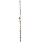 Miansai - Mini Dove Oxidised Sterling Silver Necklace - Men - Silver