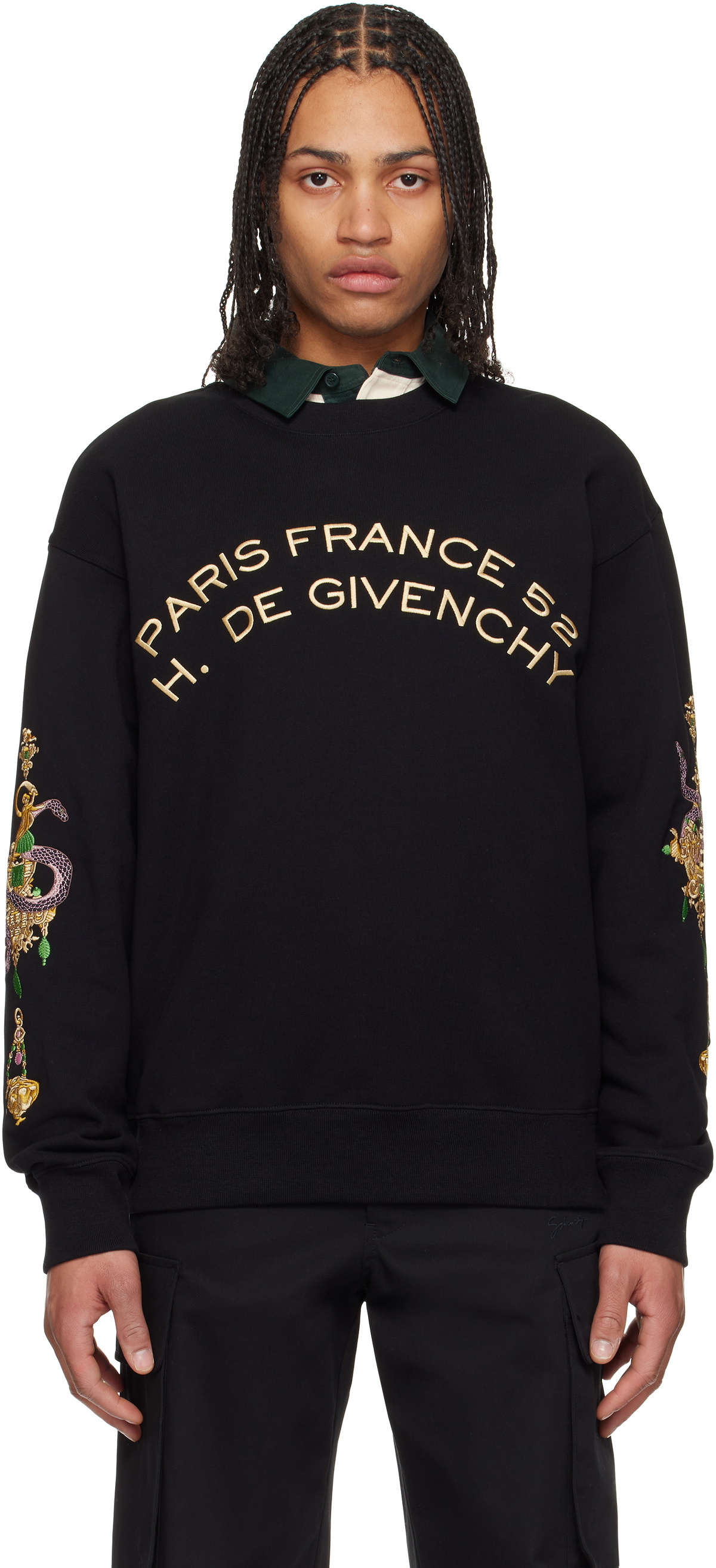 Givenchy Black Boxy Fit Sweatshirt Givenchy