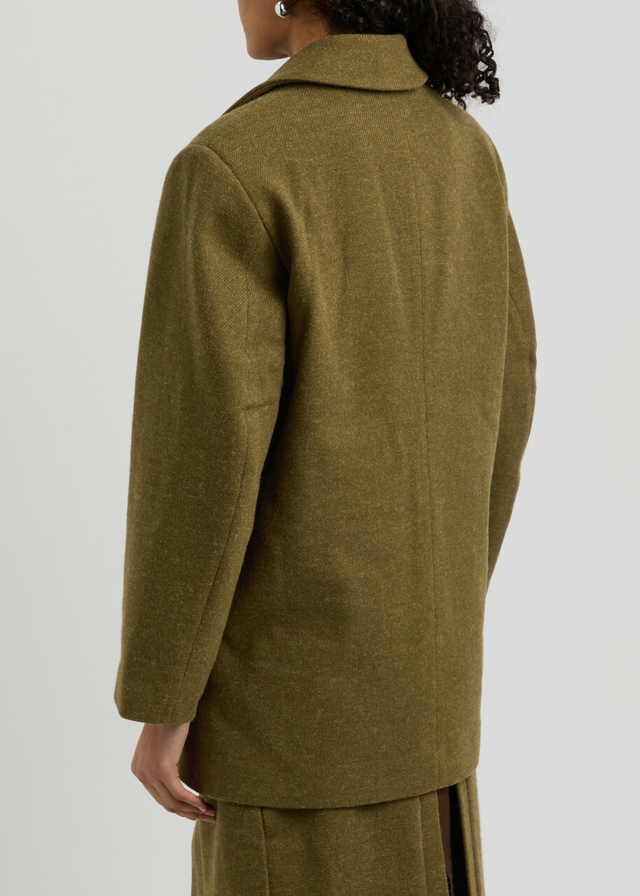 Bettter Andes Wool Blazer Khaki