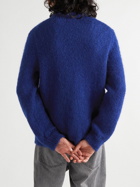 Nudie Jeans - August Mohair Sweater - Blue
