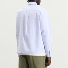 Bound Men's Half Button Script Oxford Shirt in Blue