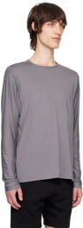 The North Face Gray Dune Sky Long-Sleeve T-Shirt
