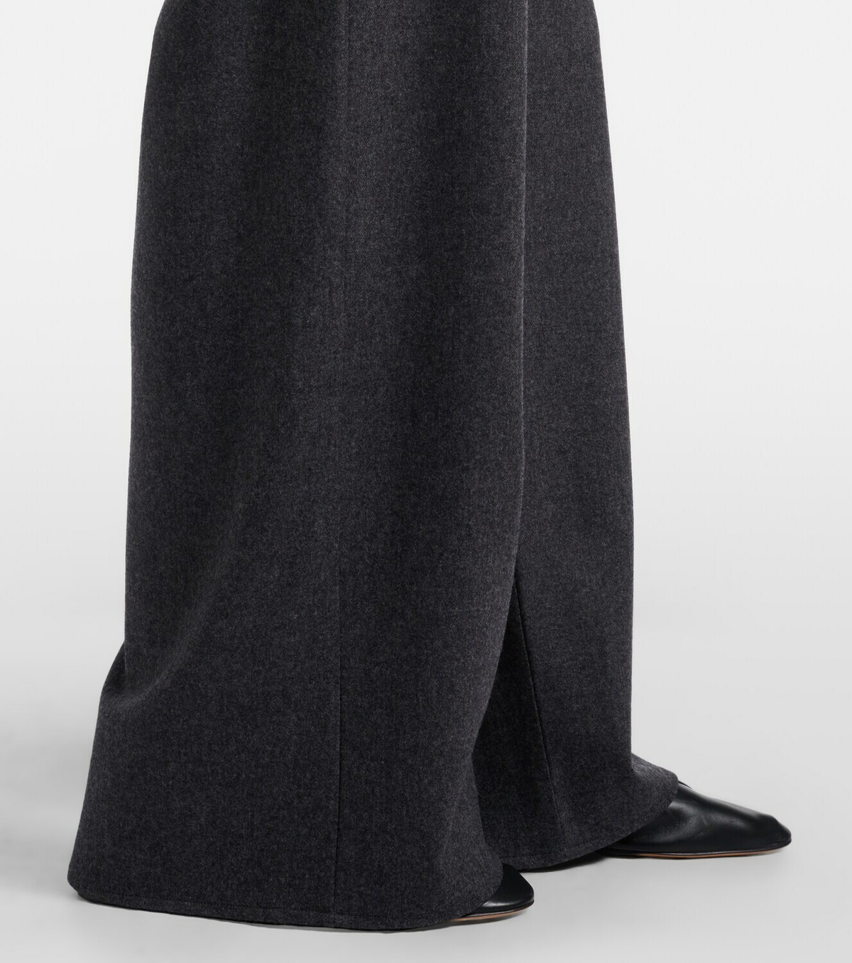 Asceno Austin wool and cashmere wide-leg pants