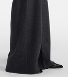 Asceno Austin wool and cashmere wide-leg pants