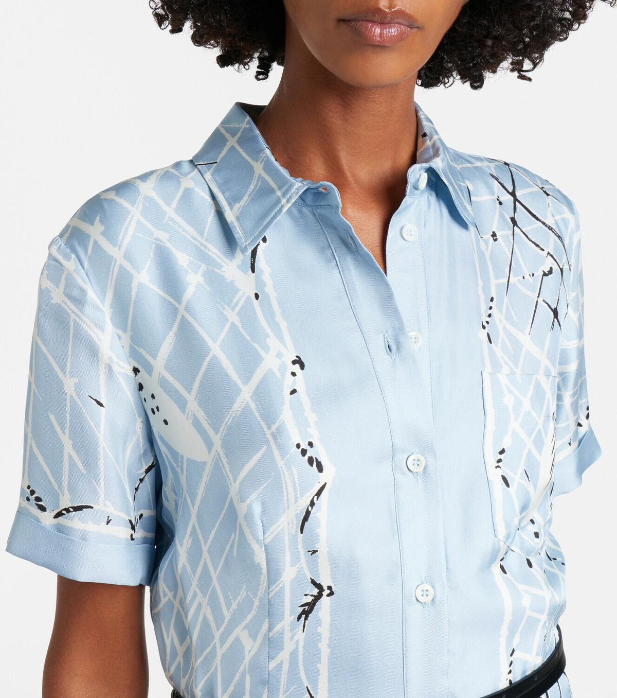 Altuzarra Kiera printed silk shirt dress