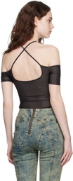 KNWLS Gray CHK Bodysuit