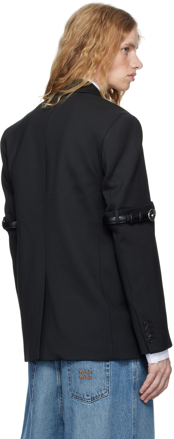Coperni Black Hybrid Oversized Blazer
