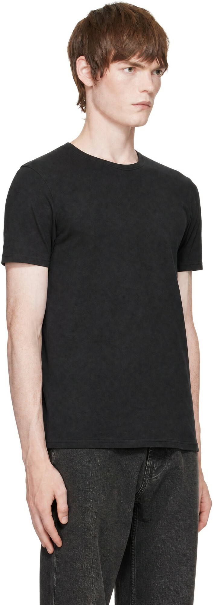 RRL Two-Pack Black Garment-Dyed Pocket T-shirts