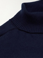 Anonymous ism - Striped Wool Rollneck Sweater - Blue