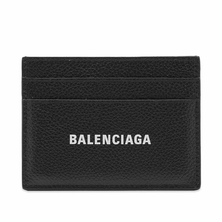 Photo: Balenciaga Men's Cash Card Holder in Black/White