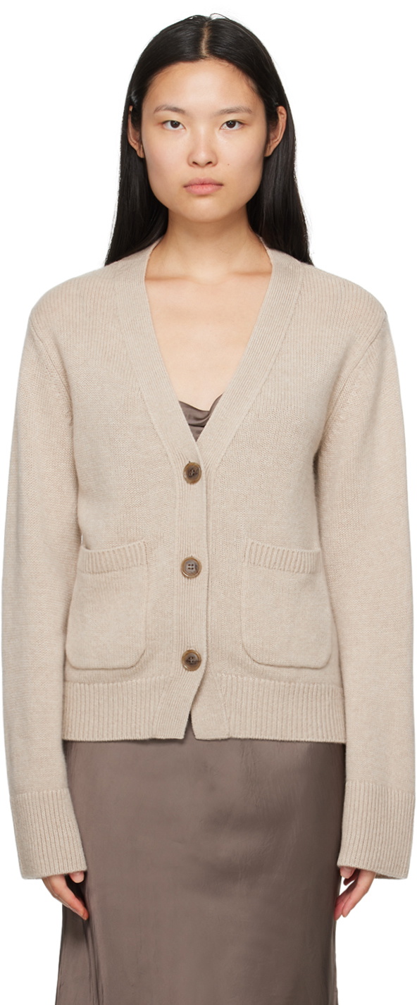 LISA YANG Beige 'The Danni' Cardigan Lisa Yang