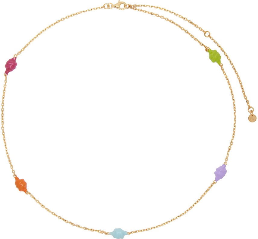 Marshall Columbia SSENSE Exclusive Gold & Multicolor Knot Necklace