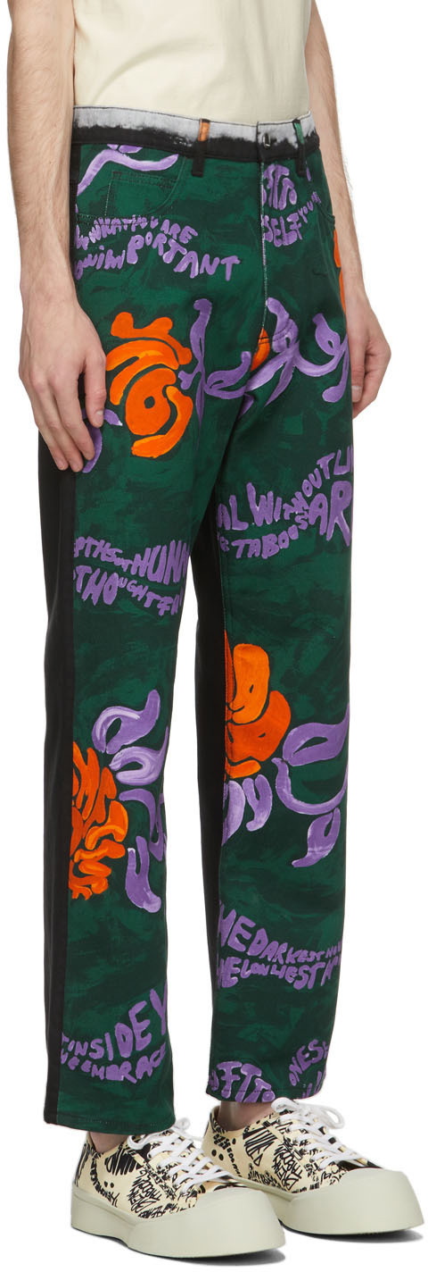 Printed pants in multicoloured - Marni