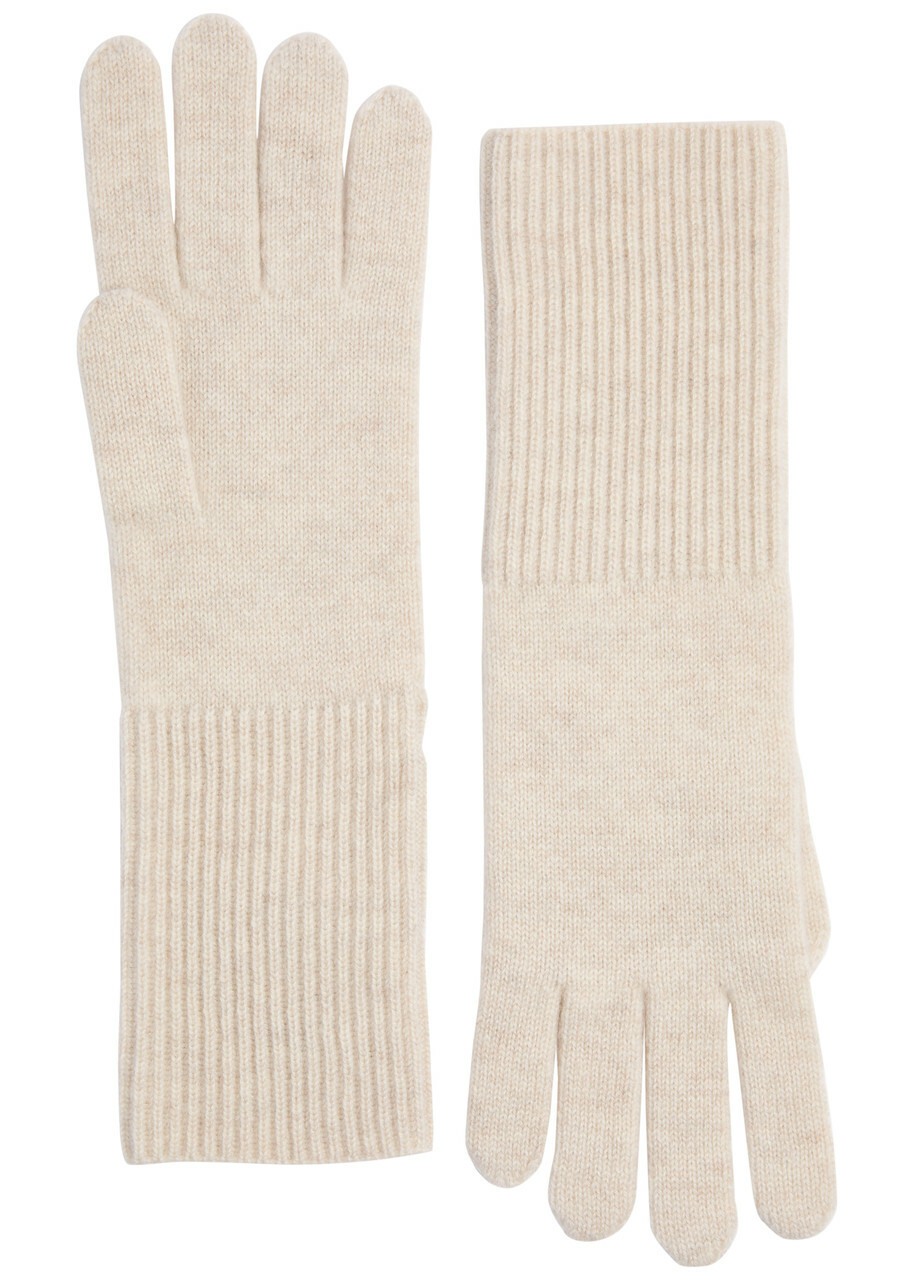 Loop Cashmere Cashmere Gloves - Cream - One Size