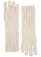 Loop Cashmere Cashmere Gloves - Cream - One Size