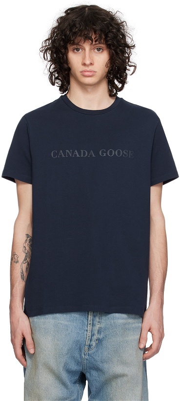 Photo: Canada Goose Navy Emerson T-Shirt