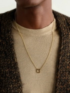 Foundrae - Small Open Belcher 18-Karat Gold Necklace