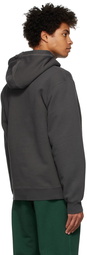 Palmes Grey John Heavy Hooded Sweatshirt