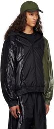 Moncler Genius Moncler x adidas Originals Black & Khaki Balzers Down Jacket