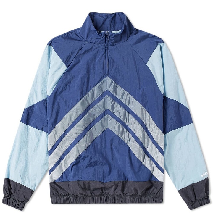 Photo: Adidas V Stripes Windbreaker Blue
