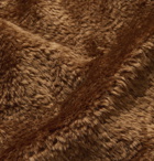 Needles - Faux Fur Hoodie - Brown