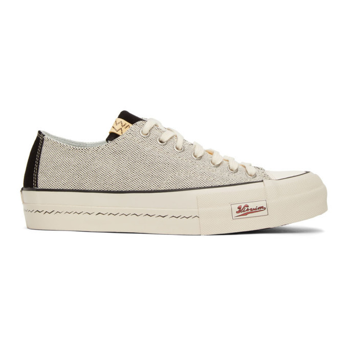 Visvim White and Black Skagway Lo Sneakers Visvim